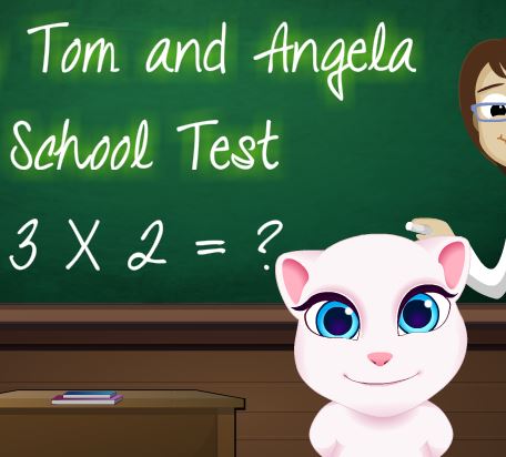 Jeu Tom et Angela a l ecole