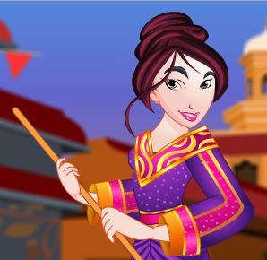 Jeu Fa Mulan nettoie le marche