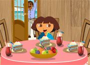 Jeu Décorer la table de Dora