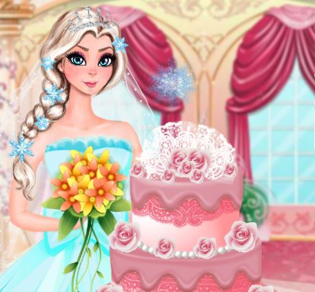 Jeu Gateau de fete pour Elsa