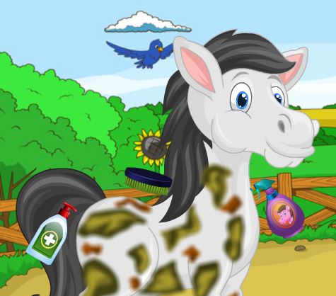 Jeu Soins pour cheval