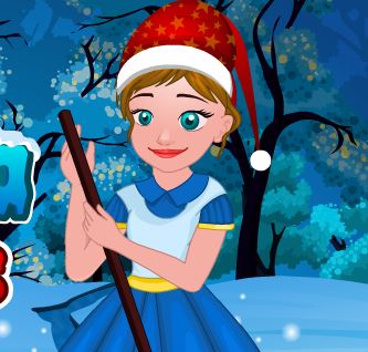 Jeu Anna nettoie a Noel