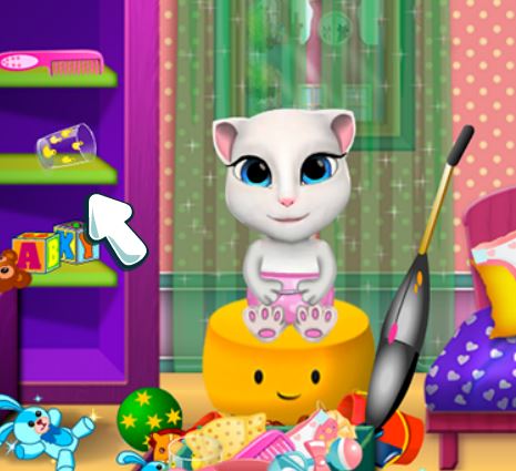 Jeu Bebe angela range sa chambre