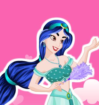 Jeu Princesse Jasmine range sa chambre
