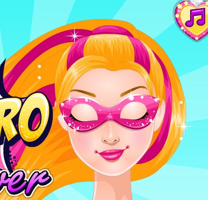 Jeu Maquillage de super barbie