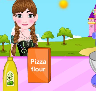 Jeu Anna cuisine de la pizza