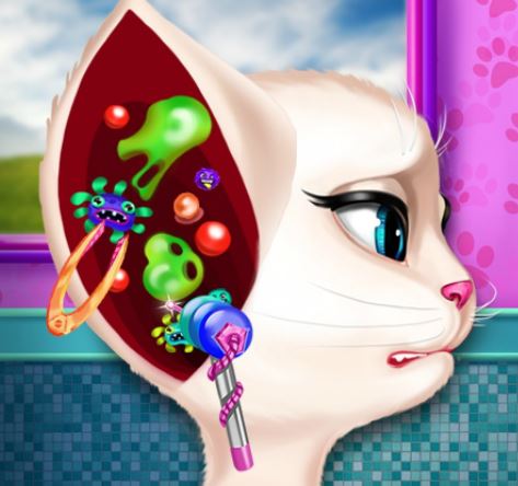 Jeu Angela au docteur d oreille