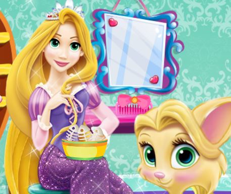 Jeu Rapunzel et son chat