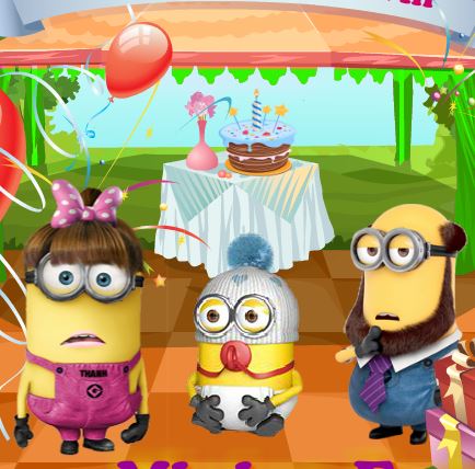 Jeu Fete de bebe minion