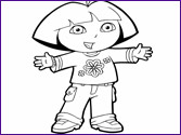 Jeu Colorie Dora