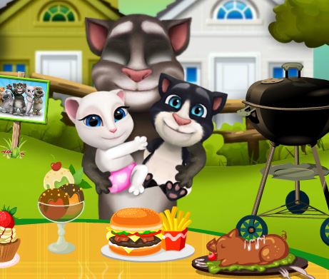Jeu La famille de Tom cuisine