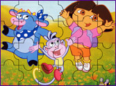 Jeu Puzzle Babouche Dora