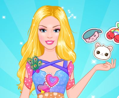 Jeu Barbie habillage haut