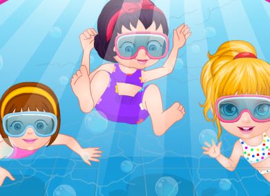 Jeu Sauvetage a la piscine