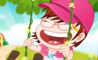 Jeu Bebe sur la balancoire