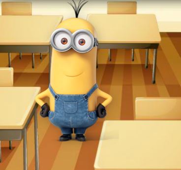 Jeu Test a l ecole avec minion