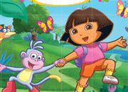Jeu Dora puzzle mix up