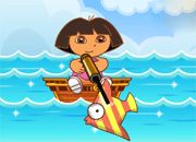 Jeu Dora à la pêche