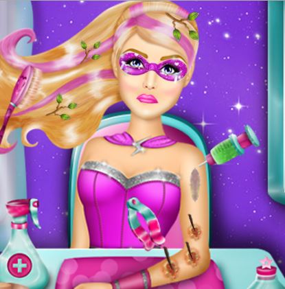 Jeu Super barbie au docteur