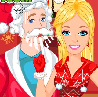 Jeu Aventure de Noel avec Barbie et Ken