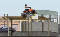 Jeu Course atv urbain