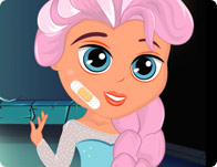 Jeu Bebe Elsa se blesse