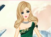 Jeu Barbie en robe royal