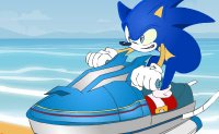 Jeu Sonic super ski 2