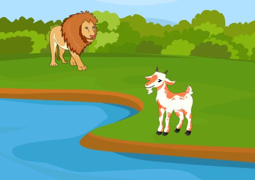 Jeu La chevre echappe au lion