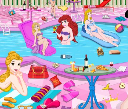 Jeu Fete au bord de la piscine