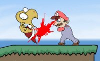 Jeu Combat mario de luxe