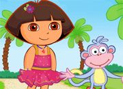 Jeu Habiller la belle Dora