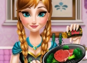 Jeu Anna cuisine un steak
