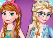 Jeu Anna et Elsa Habillage