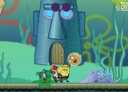 Jeu Aspirer les bulles Bob l'éponge
