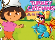 Jeu Attrape la dinde avec Dora