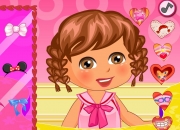 Jeu Bébé dora au coiffeur