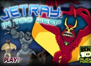 Jeu Ben 10 Jetray sous l'eau