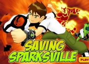 Jeu Ben 10 Sauver Sparksville