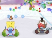 Jeu Bob l'éponge Voiture de Neige 3d