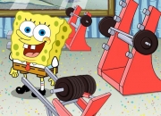 Jeu Bob l'éponge dans une salle de musculation