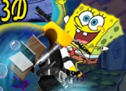 Jeu Bob l'éponge sur sa moto 3D