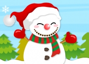 Jeu Bonhomme de neige à décorer