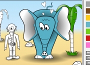 Jeu Coloriage Elephant