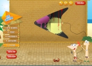Jeu Création de cerf-volant avec Phinéas et Ferb
