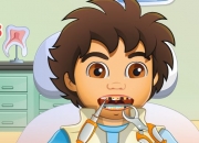 Jeu Diego au dentiste pour ses dents