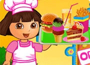 Jeu Dora Cuisine au restaurant