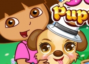 Jeu Dora Cute Puppy Caring
