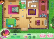 Jeu Dora Maison récolter sucettes