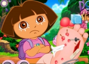 Jeu Dora au docteur pour son pied